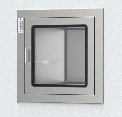 Clean Room Laboratory Pass Box Electronic Interlock Pass Box Stainless Steel