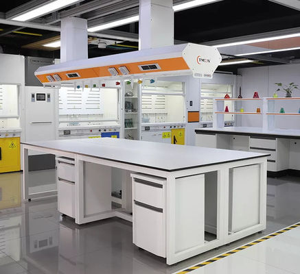 Van de het Eilandbank van het staal Houten Laboratorium van het de Overheidslaboratorium Chemische de Werkbankodm