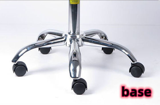PU Leather Laboratory Stool Chair ESD Chair Antistatic Lab Stool With Backrest