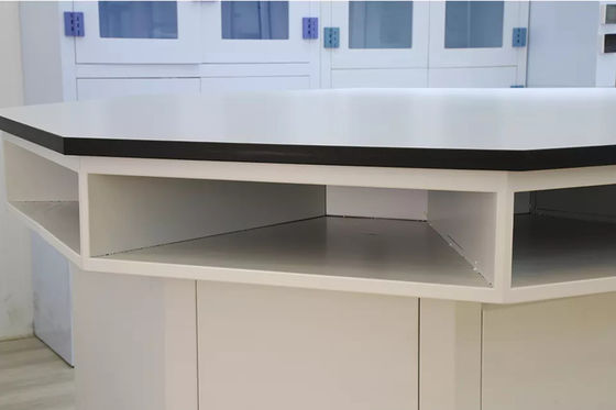 Octagonal Laboratory Work Benches Laboratory Working Table For School Student