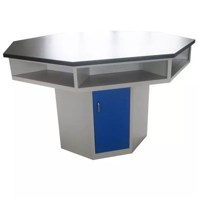 Octagonal Laboratory Work Benches Laboratory Working Table For School Student