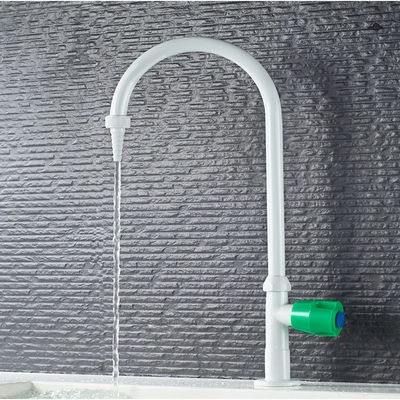 Gooseneck Lab Fittings Three Way Automatic Laboratory Water Faucet Sink Assay