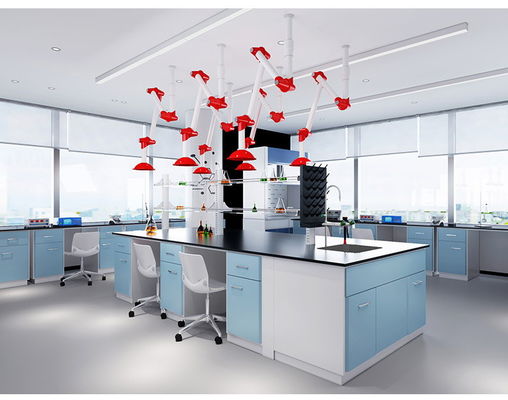 Metal Modern Laboratory Furniture Granite Lab Tables Work Benches With Water Tap