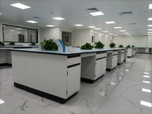 Metal Modern Laboratory Furniture Granite Lab Tables Work Benches With Water Tap