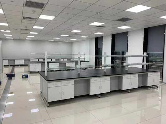 Metal Modern Laboratory Furniture Granite Lab Tables Work Benches With Water Tap