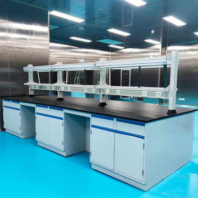 Hospital Modern Lab Furniture Steel Workbench Lab Tables For Schools OEM