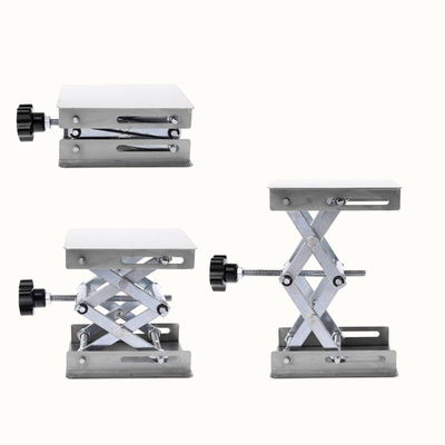 Scientific Laboratory Lifting Platform 100x100mm Lab Lifter Stainless Steel