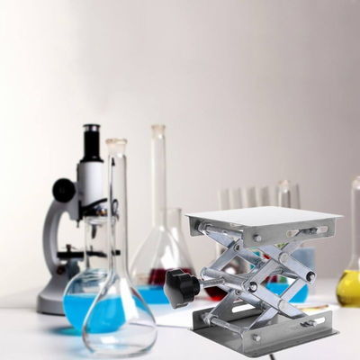 Scientific Laboratory Lifting Platform 100x100mm Lab Lifter Stainless Steel