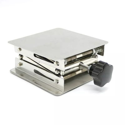 School Lab Stand Table Scissor Lift 250*250mm Manual Laboratory Scissor Lift