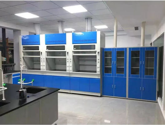 H2350mm Chemical Fume Hood Laboratory Fume Cupboard Exhaust 5mm Tempered Glass