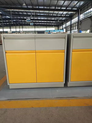 1500mm Laboratory Working Bench Side By Side Doors Two Drawers Chemical Lab Furniture