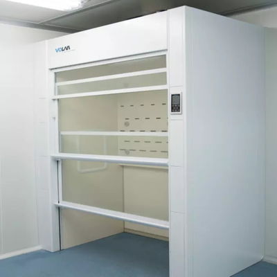 Intelligent Air Flow Fume Extraction Hoods Steel Walk In Fume Hood