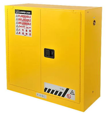 341L Fire Safety Cabinet Metal Flammable Liquid Cabinet Fireproof Safety Cabinet