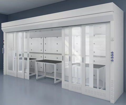 Desktop Laboratory Fume Hood Walk In Ducted Fume Hood Science Work Bench