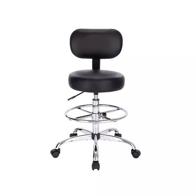 School Luxury Laboratory Stool Chair ABS Bar Lab Stool Adjustable With Footrest
