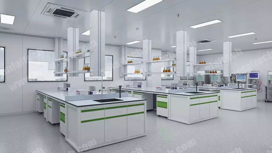 All Steel Laboratory Island Bench Chemical Biology Lab Bench For School Furniture