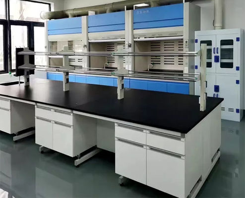 रासायनिक प्रतिरोधी स्टील प्रयोगशाला बेंच और कैबिनेट