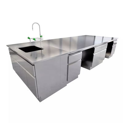 Commercial Hospital Lab Furniture Set Clean Room SS304 Chemistry Lab Table