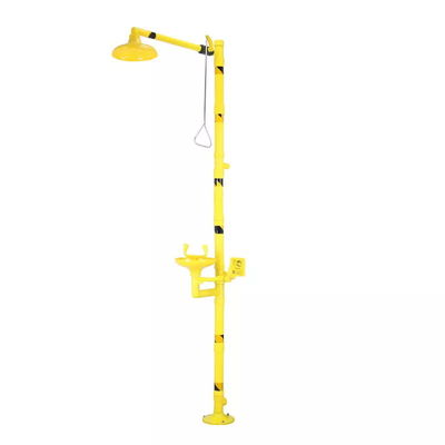 AISI 304 Emergency Shower And Eye Wash Stainless Steel Safety Shower And Eyewash Station