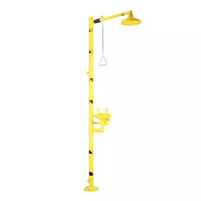 AISI 304 Emergency Shower And Eye Wash Stainless Steel Safety Shower And Eyewash Station