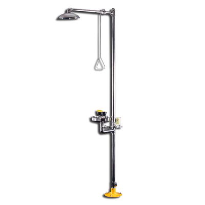 10C Colored Eye Wash Shower Stations SS304 Personal Combination Eyewash