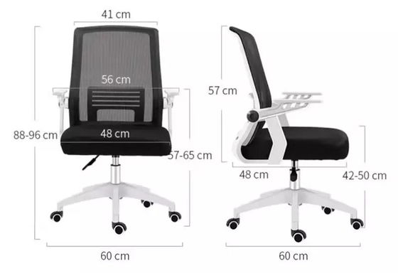 Morden Mesh Task Chair 360 Degree Swivel Office Chair For Meeting Room
