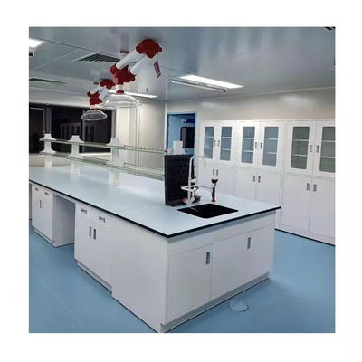 Biological Science Dental Laboratory Benches Steel Wood Dental Lab Workbench