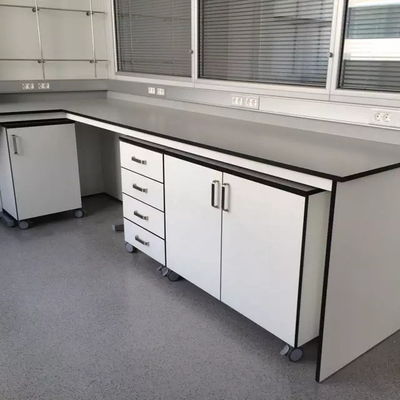 100KG Laboratory Wall Bench Waterproof Commercial Lab Furniture