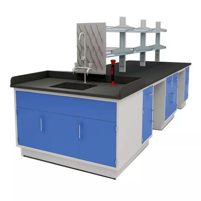 Wall Mounted Science Laboratory Table HPL Locker EDS Science Lab Bench