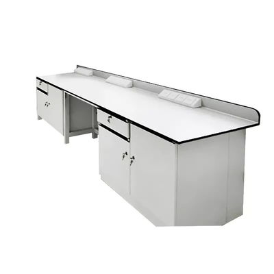 University Laboratory Island Bench Wood Wall Bench Laboratory Work Table