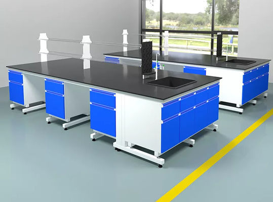 Science Laboratory Island Bench Ss304 Lab Workbenches Medical Lab Equipment