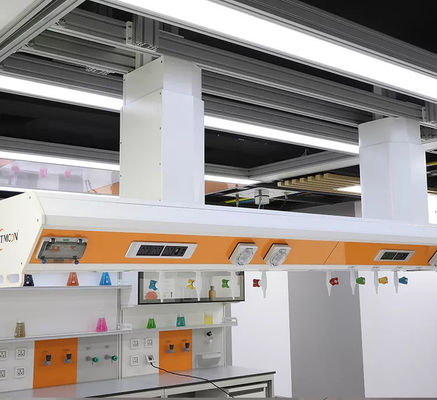 Van de het Eilandbank van het staal Houten Laboratorium van het de Overheidslaboratorium Chemische de Werkbankodm