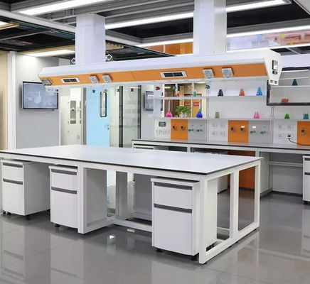 Van de het Eilandbank van het staal Houten Laboratorium van het de Overheidslaboratorium Chemische de Werkbankodm
