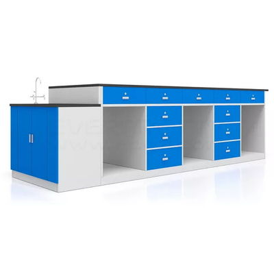 Safe Resin Board Wall Bench Laboratory Wooden Lab Work Tables Bench For School