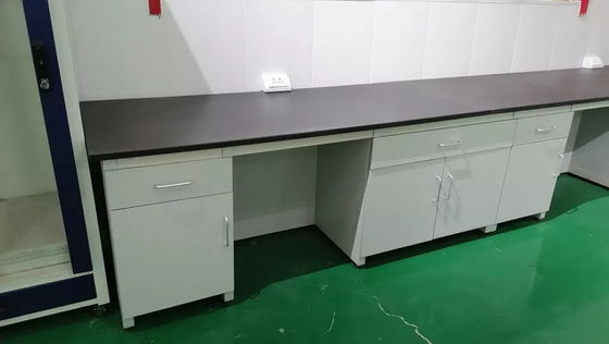 Phenolic Resin Worktop Physics Lab Table Steel Wood