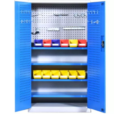 1800mm Steel Workshop Cupboards Tool Storage Cabinet Garage With Lock