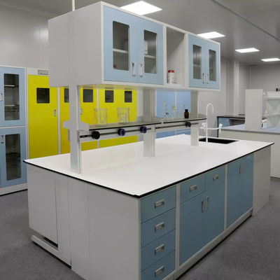 SS304 Lab Workstation Bench Hospital Steel Laboratory Bench Top 900mm